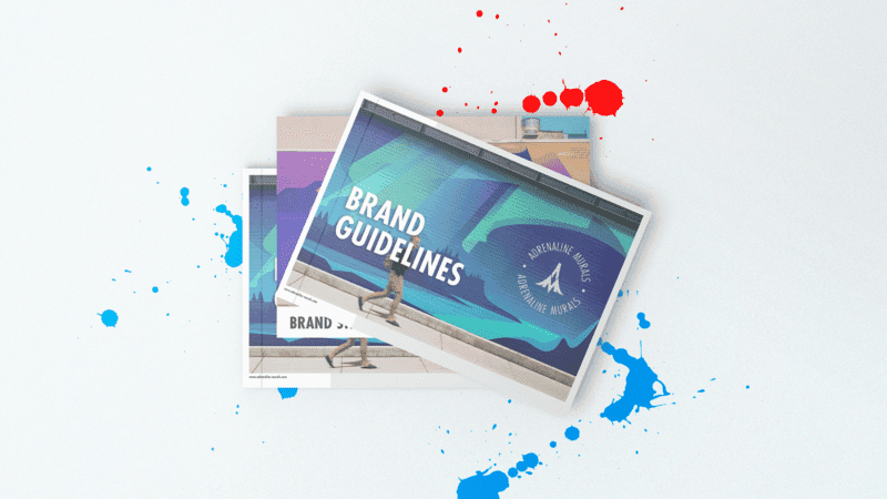 Adrenaline Murals – Mural Agency Branding